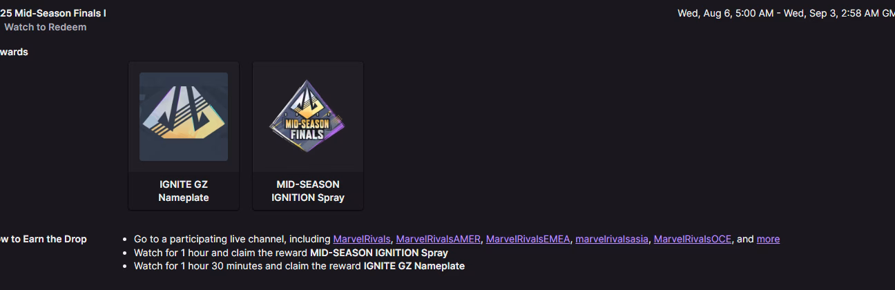 marvel rivals twitch drops