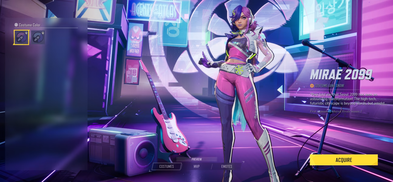 luna marvel rivals customization