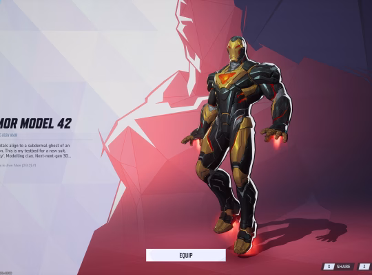 Iron Man Armor Model 42 Skin code