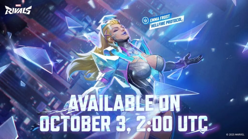 Emma Frost Hellfire protocol skin Marvel Rivals
