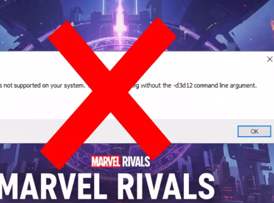 DirectX 12 Not Supported Marvel Rivals