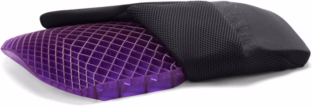 purple back pillow