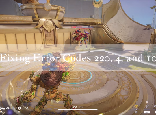 marvel rivals error codes