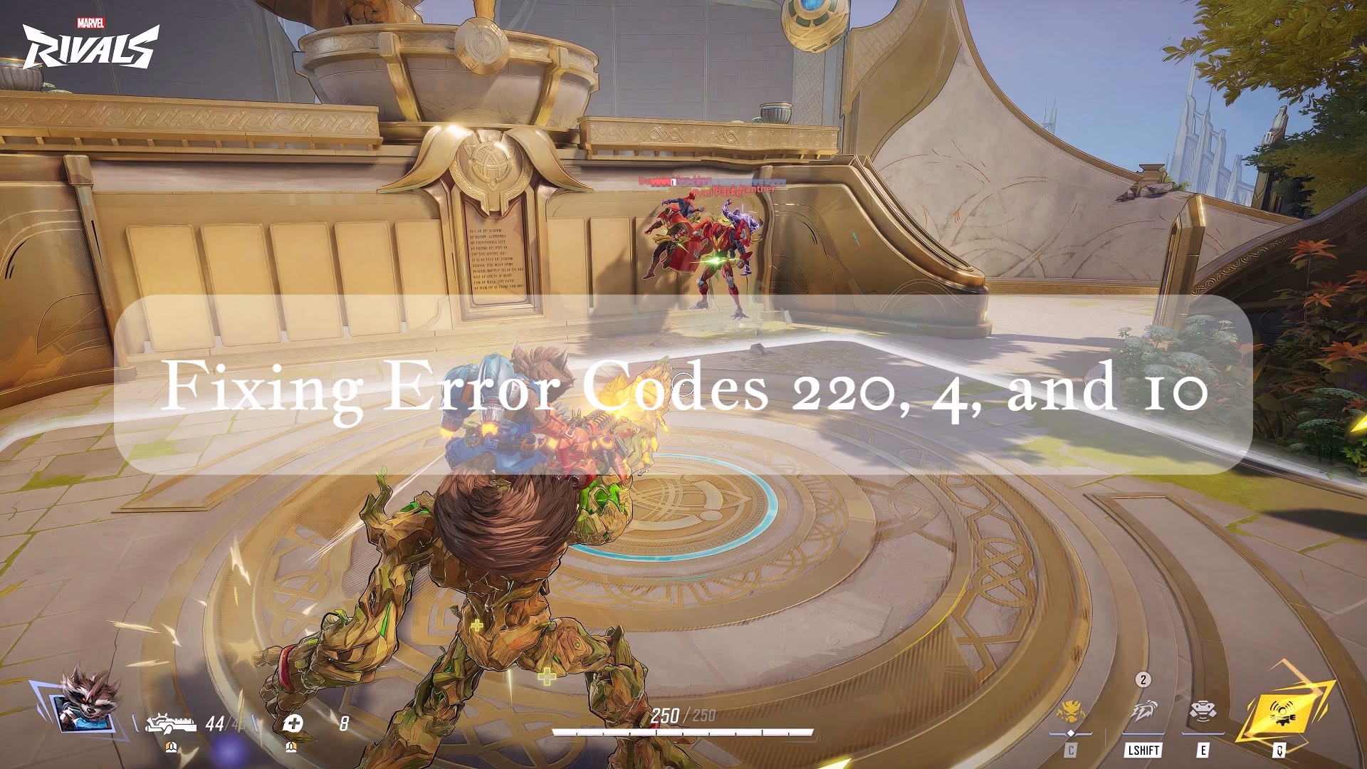 marvel rivals error codes