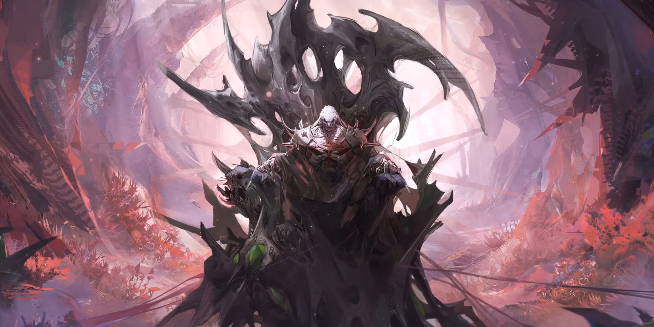 Knull on throne