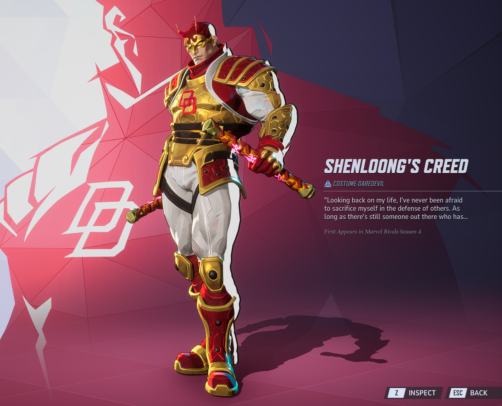 Daredevil ranked skin 4.5
