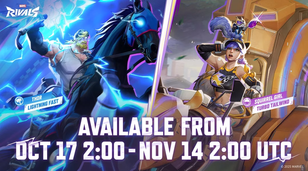 Squirrel Girl - Turbo Tailwind & Thor - Lightning Fast