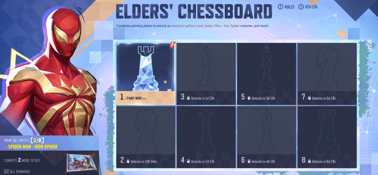 Marvel Rivals Elders’ Chessboard Event