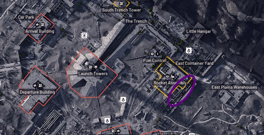 ARC Raiders Spaceport Map